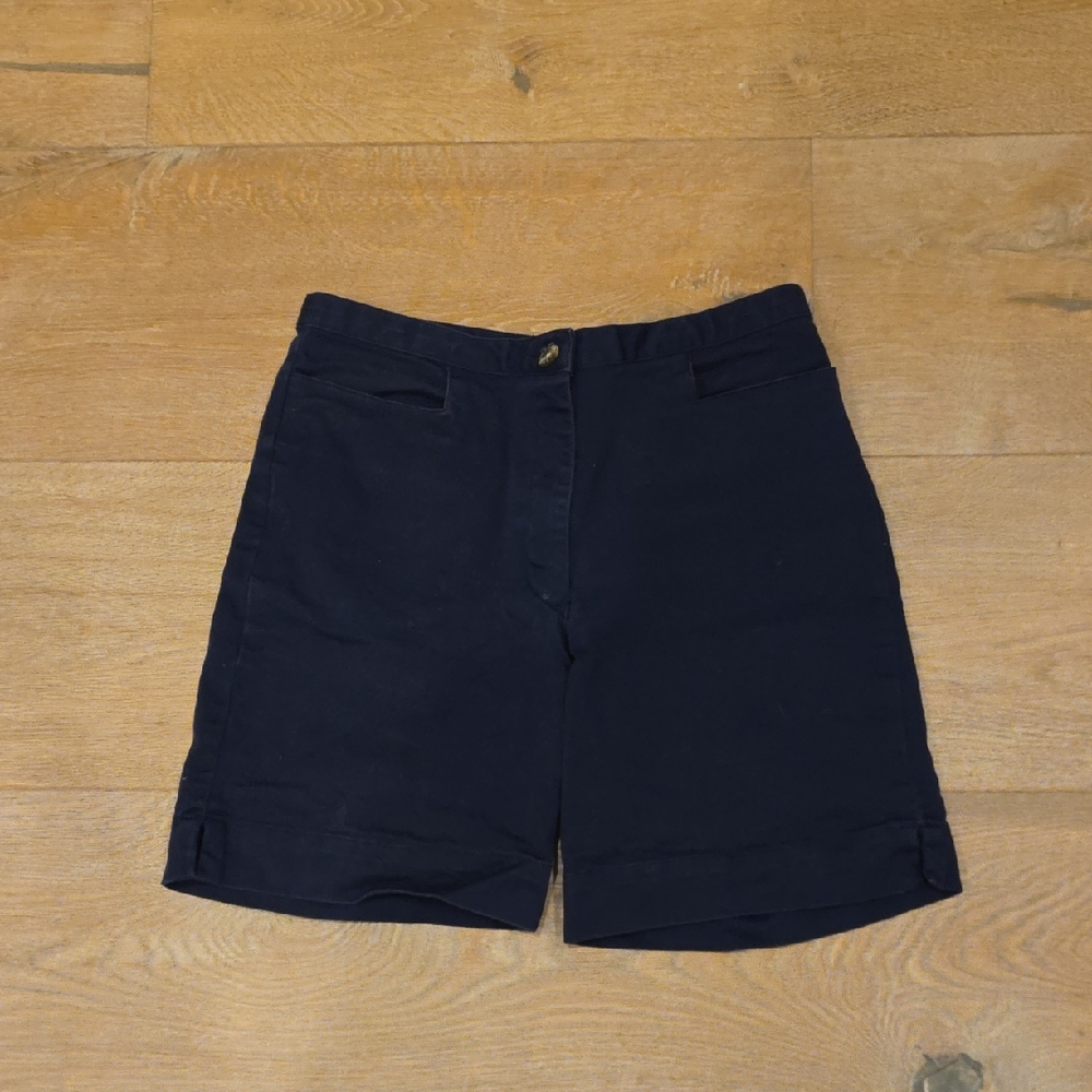 Tommy Hilfiger Women's  Navy Flat Front Shorts
